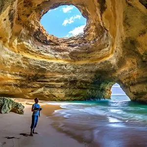 Benagil Sea Cave in Algarve – natural beauty for those relocating to Portugal